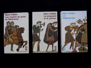 Marc Paillet 3 titres éditions 10/18 collection Grands Détectives Erwin le Saxon Charlemagne Europ
