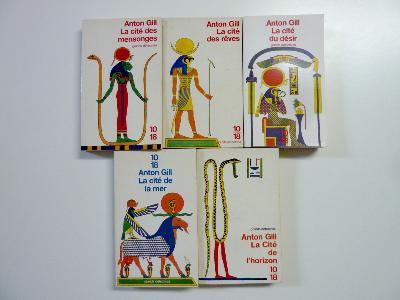 Anton Gill enquêtes du scribe Huy 10/18 grands détectives Égypte pharaonique romans policiers littérature 