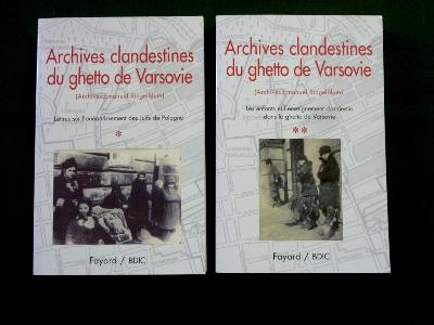 Archives clandestines du ghetto de Varsovie Emanuel Ringelblum Pologne WII Shoah 