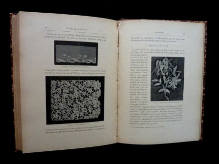 Histoire de la dentelle Bury Palissier Firmin-Didot 1890 broderies aiguilles sciences et techniques ouvrages de dames