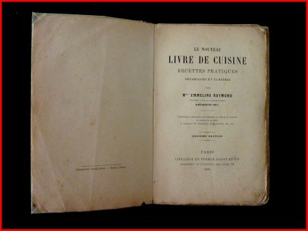 Le nouveau livre de cuisine page de titre 1