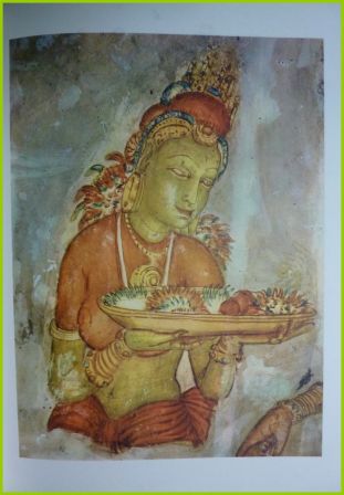 Ceylan peintures de sanctuaires New York Graphic Society 1957 collection UNESCO de l’art mondial Inde Asie arts peintures religion bouddhisme