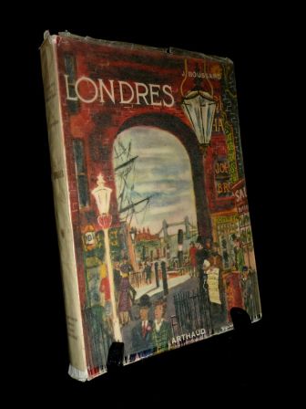 Londres ditions Arthaud Paris Grenoble 1950 Jacques Boussard couverture de Dignimont  hliogravures gographie Grande-Bretagne