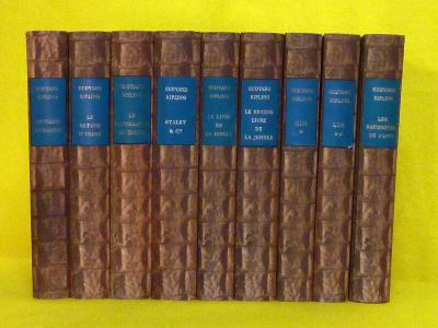 Œuvres de Rudyard Kipling La belle édition reliée littérature anglaise illustrations couleurs 