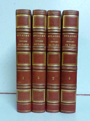 1839 Dulaure Histoire physique civile et morale de Paris Île-de-France régionalisme histoire locale France 