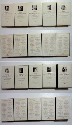 Honoré de Balzac La comédie humaine NRF Gallimard Bibliothèque de la Pléiade Collection littéraire littérature romans 